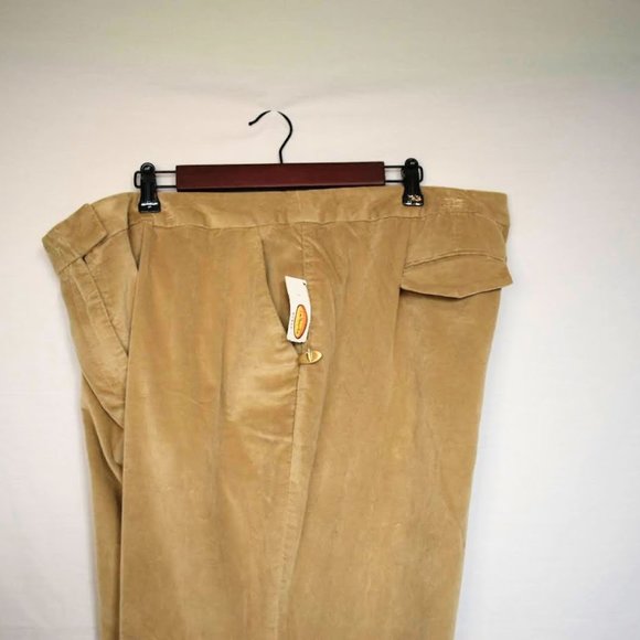 Talbots Beige stretch velvet pants classic fit NWT - Picture 3 of 9